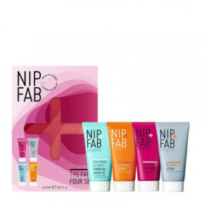 NIP + FAB The Fab Four Gift Set Veido priežiūros rinkinys Rinkinys