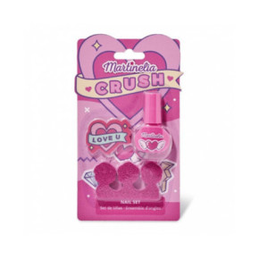 Martinelia Crush Nail Set Vaikiškas rinkinys nagų priežiūrai Pink