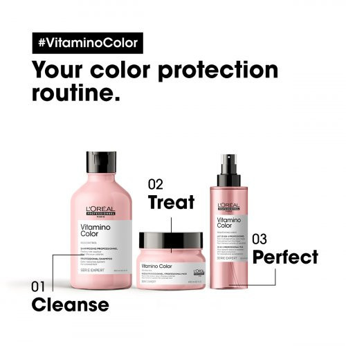 L'Oréal Professionnel Vitamino Color Limited Edition Trio Gift Set Šventinis plaukų priežiūros priemonių rinkinys