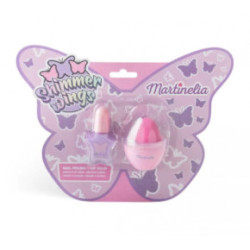 Martinelia Shimmer Wings Nail & Lips Duo Vaikiškas rinkinys 1 vnt.