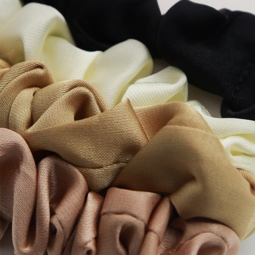 LE'TITE Satin All U Need Plaukų gumyčių rinkinys 4 vnt.