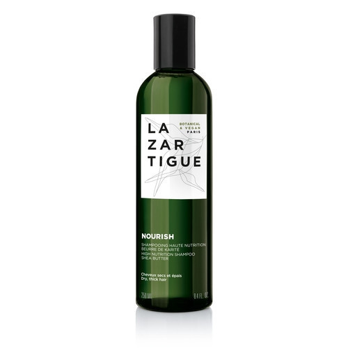 Lazartigue Nourish Shampoo with Shea Butter Maitinantis šampūnas sausiems, tankiems plaukams 250ml