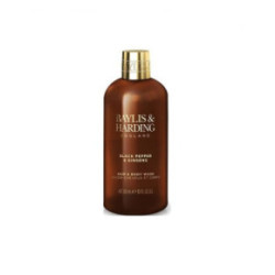 Baylis & Harding Black Pepper & Ginseng Hair & Body Wash Plaukų ir kūno prausiklis 100ml