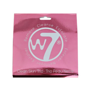 W7 cosmetics Clean Skin Trio Pads Daugkartiniai valymo diskeliai