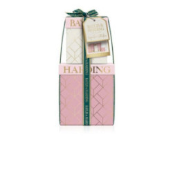 Baylis & Harding Jojoba, Vanilla & Almond Oil Luxury Bathing Duo Stack Gift Box Gift Set Prabangus kūno priežiūros rinkinys