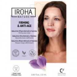 IROHA Tissue Face Mask With Bakuchiol & Peptides Veido kaukė su bakuchioliu ir peptidais 23ml