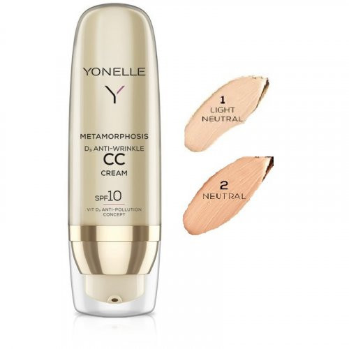 Yonelle Metamorphosis D3 Anti-Wrinkle CC Cream SPF10 Light Priešraukšlinis CC kremas 50ml