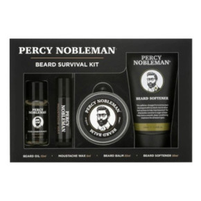 Percy Nobleman Beard Survival Kit Barzdos priežiūros rinkinys Rinkinys