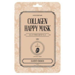 Kocostar Collagen Happy Mask Maitinamoji lakštinė veido kaukė 1 vnt.