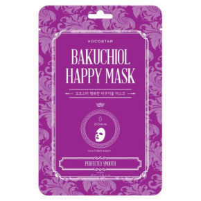 Kocostar Bakuchiol Happy Mask lakštinė kaukė su bakučioliu 1 vnt.