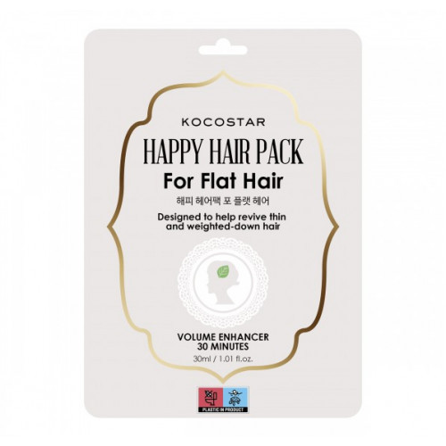 Kocostar Happy Hair Pack for Flat Hair Kaukė ploniems plaukams 30ml
