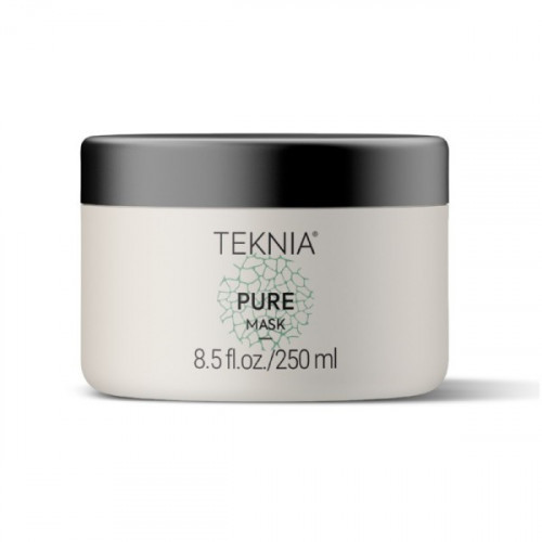 Lakme Teknia Pure Mask Balansuojanti, valomoji plaukų ir galvos odos kaukė 250ml