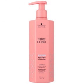 Schwarzkopf Professional Fibre Clinix Fortify Shampoo Stiprinantis šampūnas pažeistiems ir nualintiems plaukams 300ml