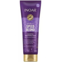 Inoar Absolut Speed Blond Shampoo šampūnas šviesiems plaukamss 240ml