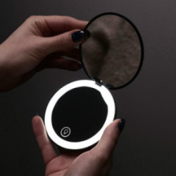 Be OSOM Round Compact Mirror Apvalus kompaktinis veidrodėlis su apšvietimu 1 vnt.