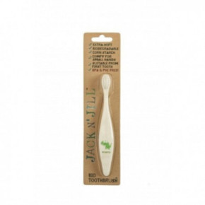 Jack N' Jill Soft Organic Toothbrush Minkštas ekologiškas dantų šepetukas Dino