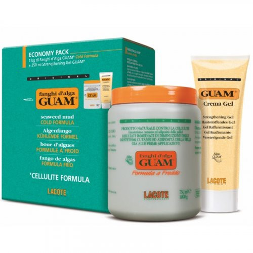 Guam Seaweed Mud Cold Formula + Crema Gel Kit Rinkinys nuo celiulito Rinkinys