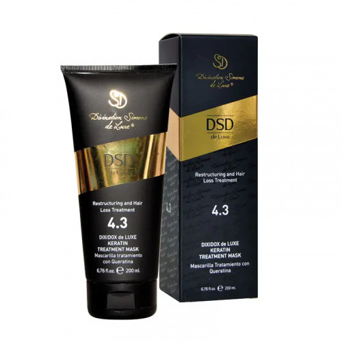 DSD de Luxe 4.3 Keratin Treatment Mask Atstatomoji kaukė su keratinu 200ml