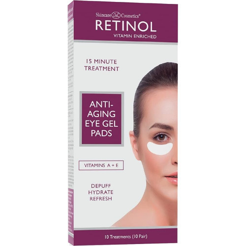RETINOL Anti-Aging Eye Gel Pads Paakių odos padeliai 10 vnt.