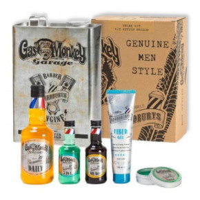 Beardburys Shine Kit Plaukams blizgesio suteikiančių priemonių rinkinys Rinkinys