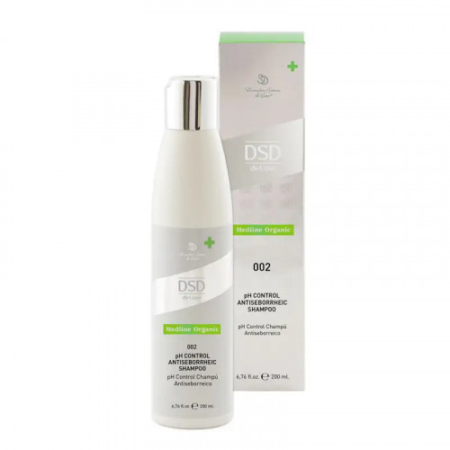 DSD de Luxe 002 PH Control Antiseborrheic Shampoo Galvos odos pH balansuojantis šampūnas 200ml
