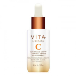Vita Liberata Sunkissed Glow Tanning Drops Savaiminio įdegio serumas veidui su vitaminu C 30ml