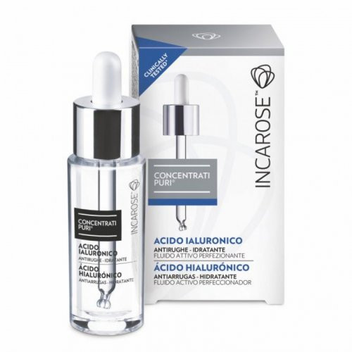 Incarose Hyaluronic Acid Anti- Wrinkle- Hydrating Fluid Drėkinantis grynas hialurono rūgšties koncentratas 15ml