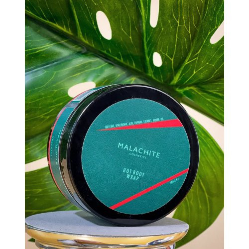 Malachite Cosmetics Hot Body Wrap Karštas kūno įvyniojimas 200ml