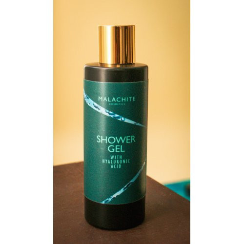 Malachite Cosmetics Shower Gel With Hyaluronic Acid Dušo gelis 200ml