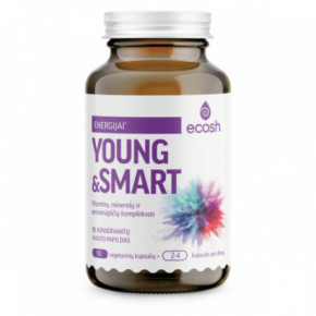 Ecosh Young&Smart Maisto papildas imunitetui 90 kapsulių