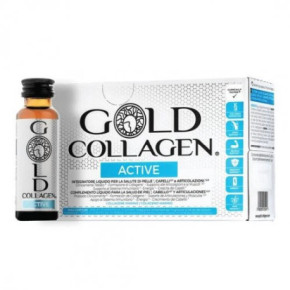 Gold Collagen Active Food Supplement Geriamas kolagenas aktyviai gyvenantiems arba sportuojantiems žmonėms 10x50ml