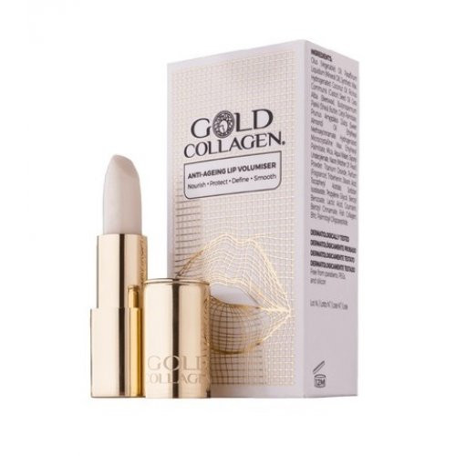 Gold Collagen Anti - Ageing Lip Volumiser Lūpų balzamas 4g