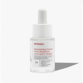 Skinlovers 3’H Moisturizing Serum With Hyaluronic Acid And Collagen Drėkinantis serumas su hialurono rūgštimi ir kolagenu 15ml