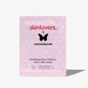 Skinlovers Hydrating Bio-Cellulose Glow Skin Mask Drėkinanti bioceliuliozinė veido kaukė 25g