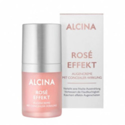 Alcina Rosé Effect Eye Cream Maskuojantis paakių kremas nuo raukšlių 15ml