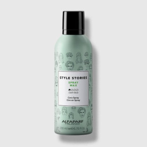 AlfaParf Milano Style Stories Spray Wax Puškiamas vaškas plaukams 200ml