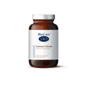 Biocare Calcium Citrate Kalcio citratas 90 kapsulių