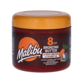 Malibu Bronzing Butter with Carotene & Coconut Oil SPF8 Įdegį skatinantis kūno sviestas 300ml