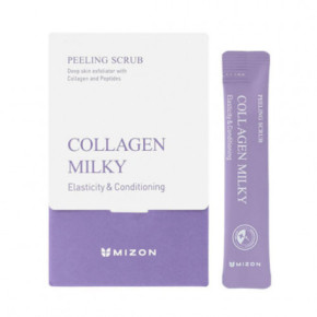 Mizon Collagen Milky Peeling Scrub Veido šveitiklis 40 x 5g