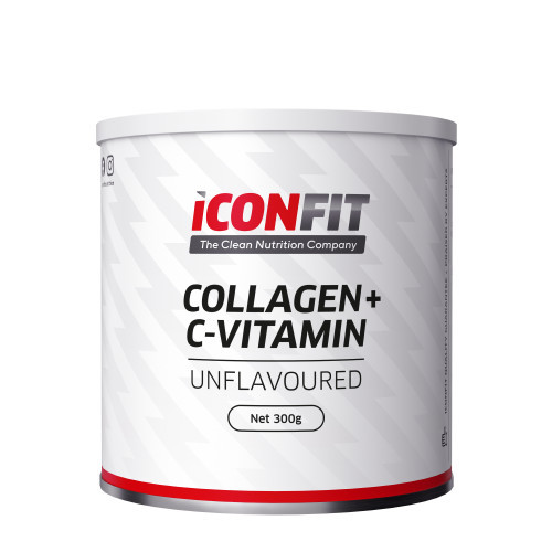 Iconfit Pure Collagen With C Vitamin Hidrolizuotas kolagenas su vitaminu C 300g