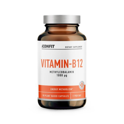 Iconfit Vitamin B12 Supplement Vitaminas B12 90 kapsulių