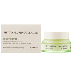 Mizon Phyto Plump Collagen Night Cream Naktinis veido kremas 50ml