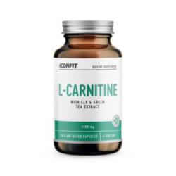 Iconfit L-Carnitine With CLA & Green Tea L-CARNITINE su CLA ir žaliosios arbatos ekstraktu 90 kapsulių