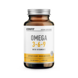 Iconfit Omega 3-6-9 Food Supplement Omega 3-6-9 maisto papildas 90 kapsulių