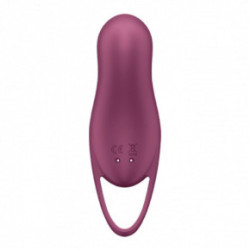 Satisfyer Pocket Pro 1 Double Air Pulse Vibrator Klitorio stimuliatorius Blue