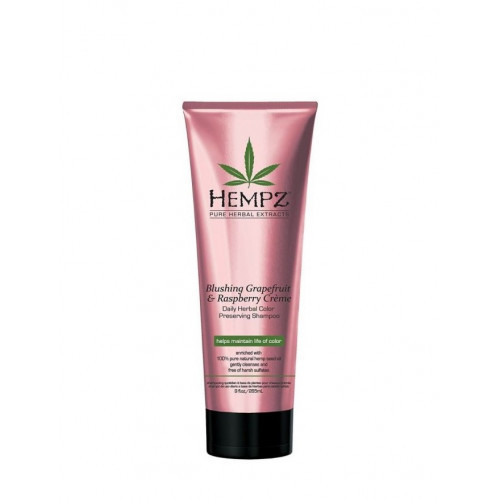 Hempz Blushing Grapefruit & Raspberry Creme Shampoo Plaukų spalvą saugantis šampūnas 266ml