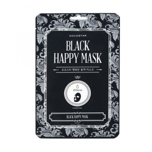 Kocostar Black Happy Mask Valomoji kaukė 25ml