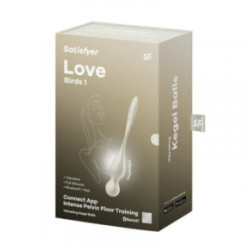 Satisfyer Love Birds 1 Vibruojantys vaginaliniai kamuoliukai Pink