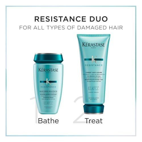 Kerastase Resistance Repairing Gift Set For Damaged Hair Plaukus stiprinantis rinkinys 250ml+200ml