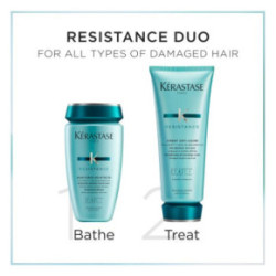 Kerastase Resistance Repairing Gift Set For Damaged Hair Plaukus stiprinantis rinkinys 250ml+200ml